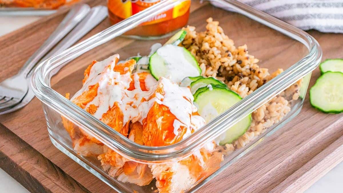 Meal Prep Buffalo Chicken Bowls