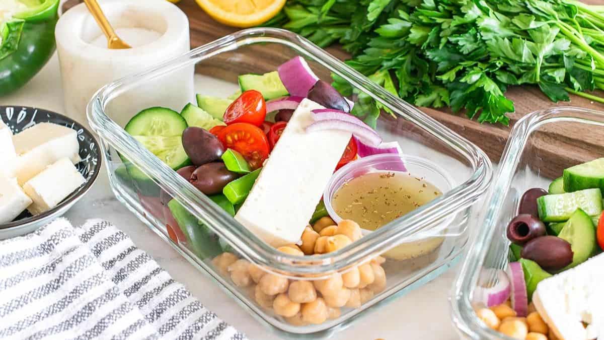 Meal Prep Greek Salad