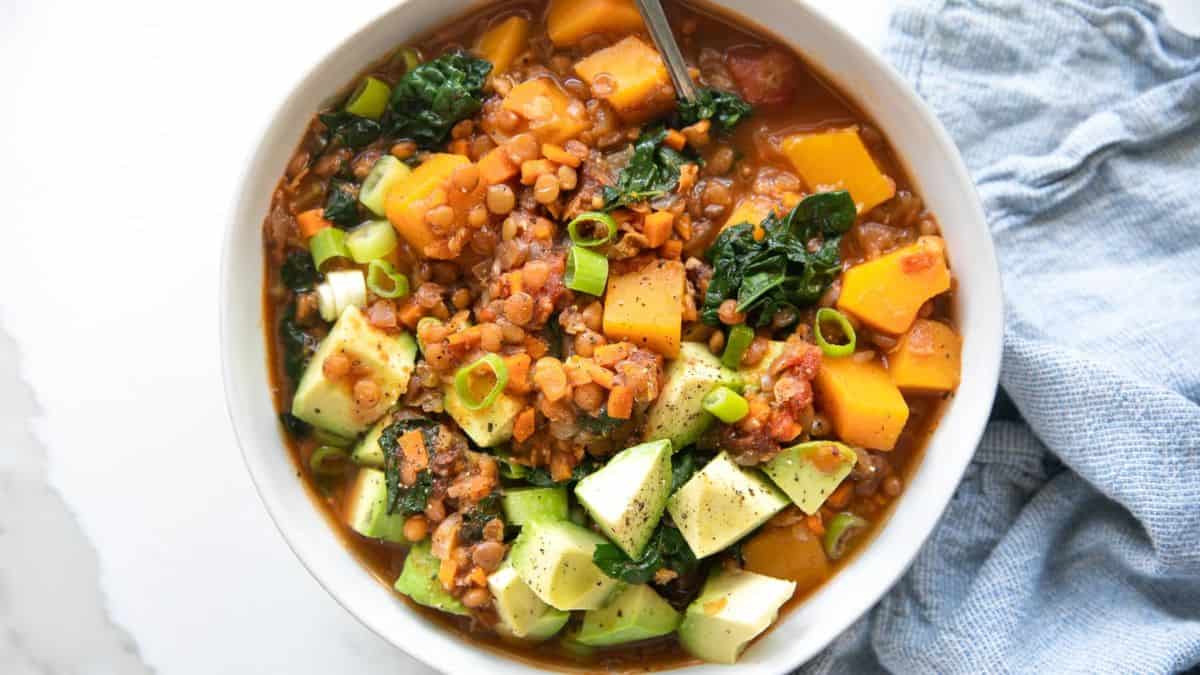 One-Pot Lentil Stew (Vegetarian)