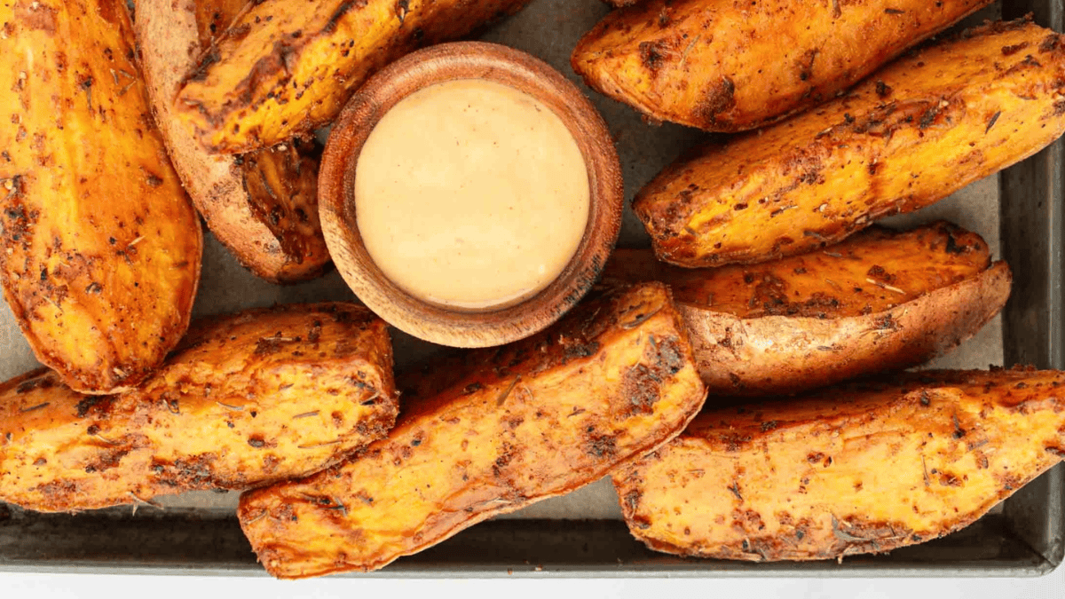 Air Fryer Sweet Potato Wedges