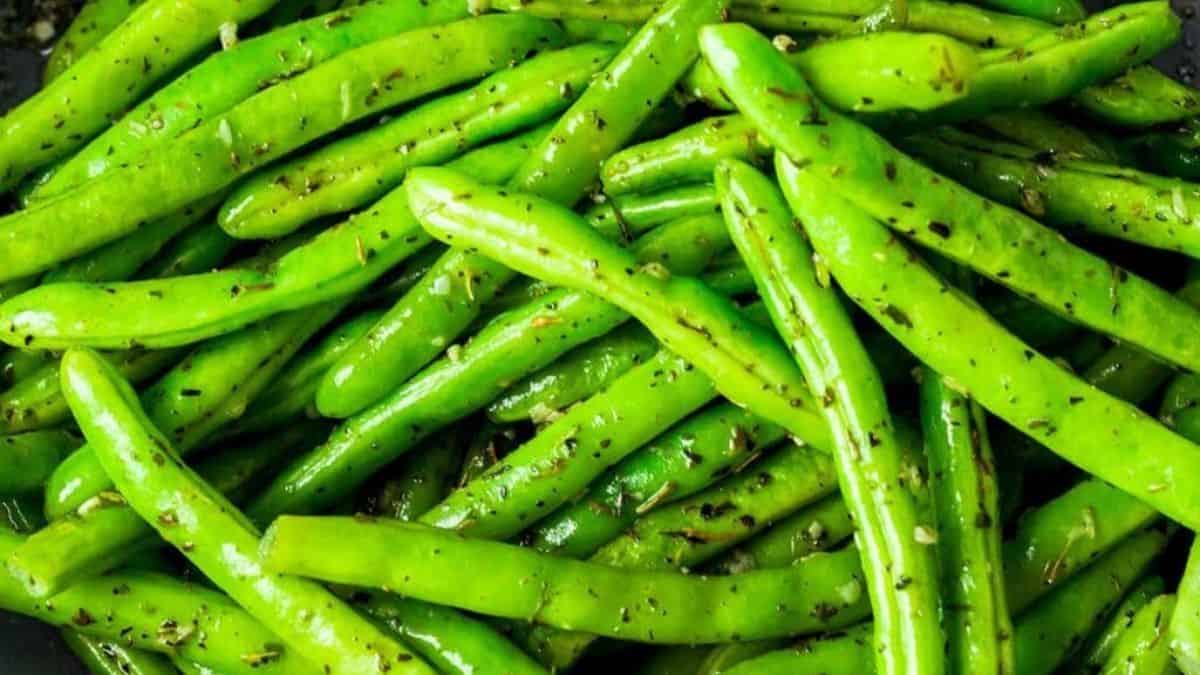 A close-up shot of Green Beans