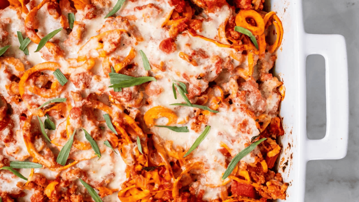 Ground Turkey Casserole with Sweet Potatoes