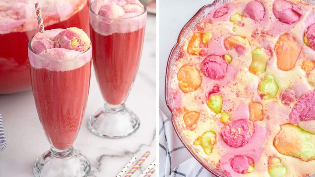 Rainbow Sherbet Punch