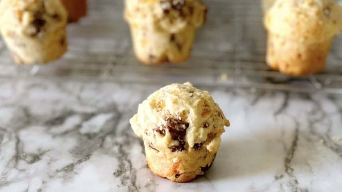 A close-up shot of McGriddle Muffins and a few more in the background.