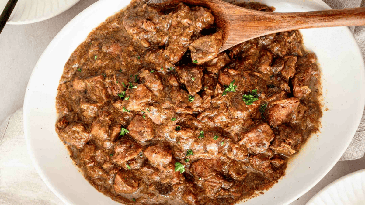 Slow Cooker Garlic Steak Bites