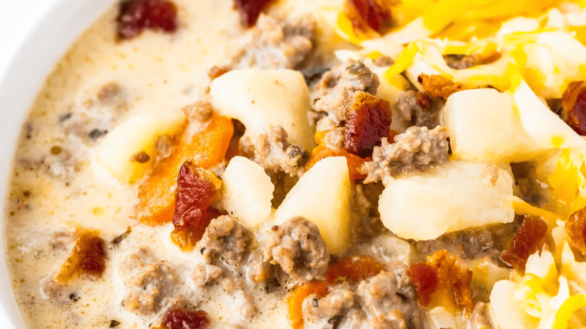 Bacon Cheeseburger Soup