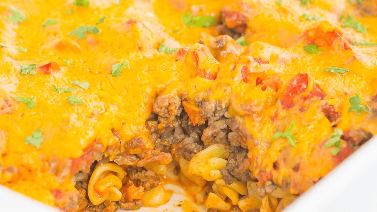Cheeseburger Casserole