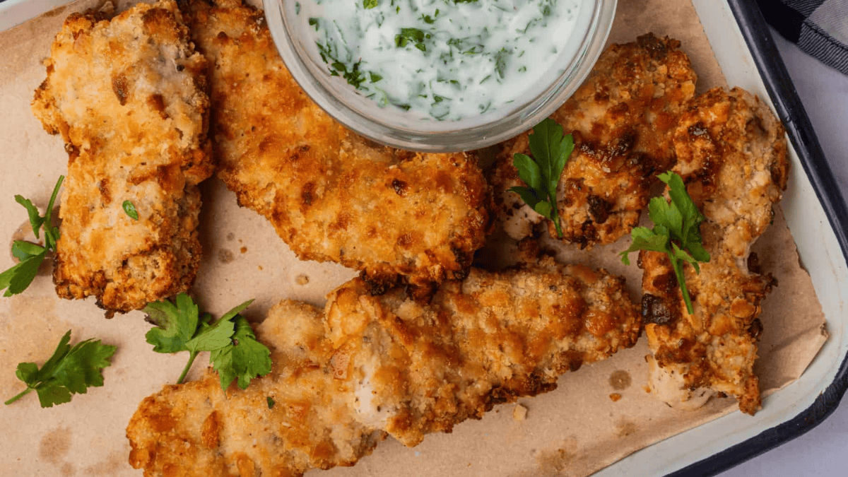 Cheez-It Chicken (Easy Cheesy Chicken Tenders)