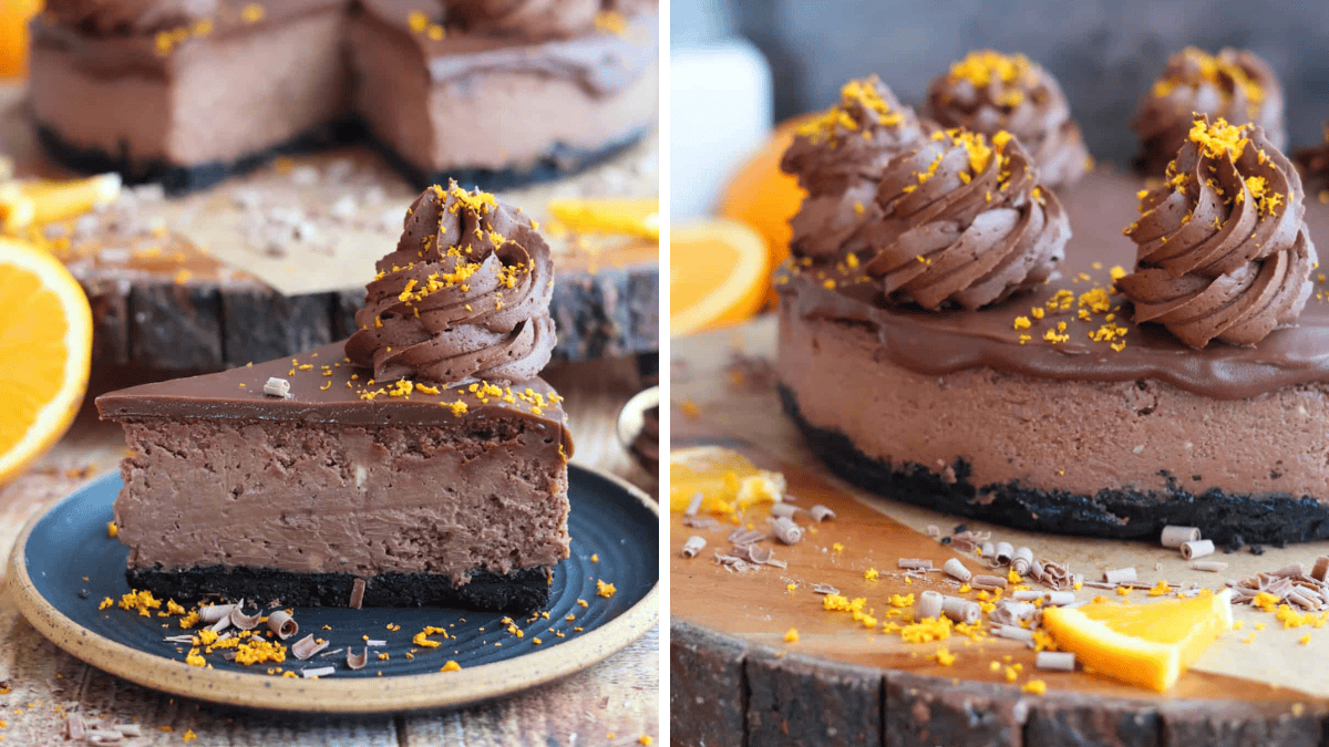 Chocolate Orange Cheesecake