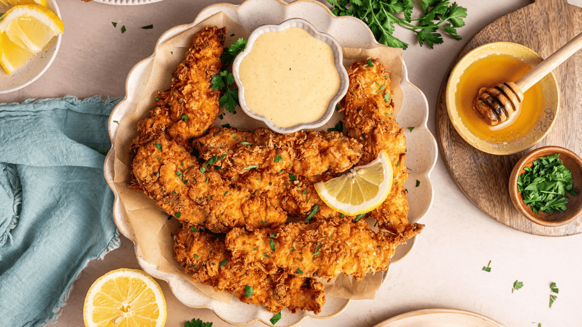 Crispy Buttermilk Fried Chicken Tenders