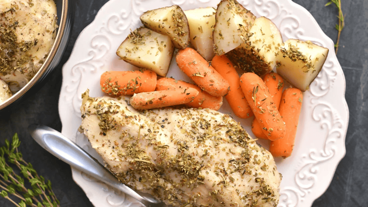 Crockpot Italian Chicken & Potatoes