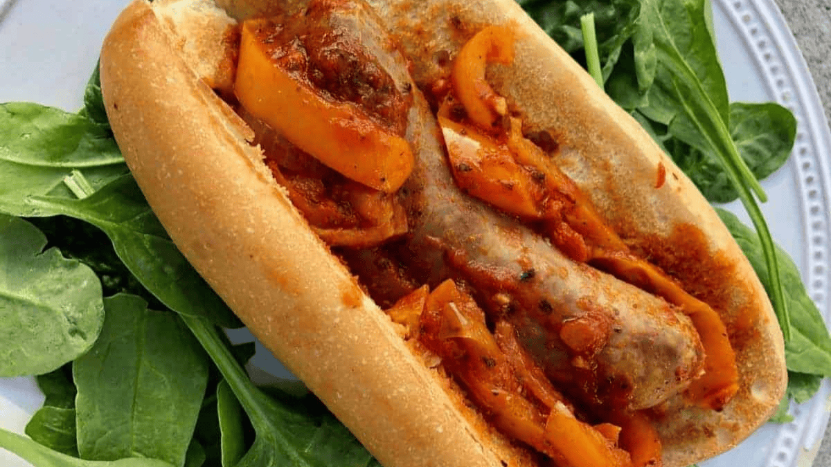 Crockpot Sausage and Peppers