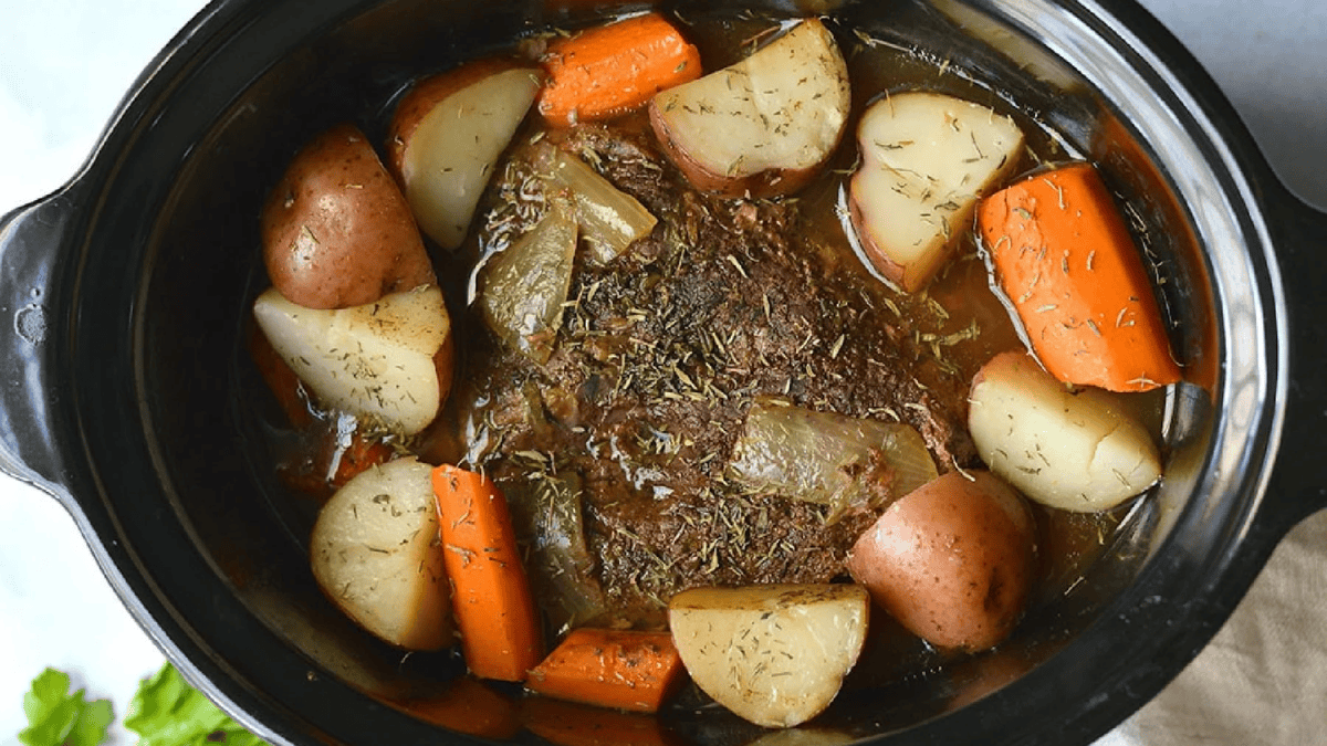 Healthy Crockpot Pot Roast