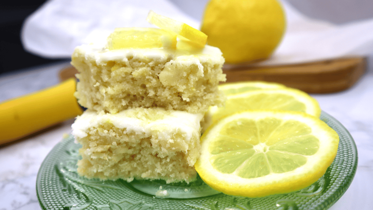 Homemade Lemon Brownies