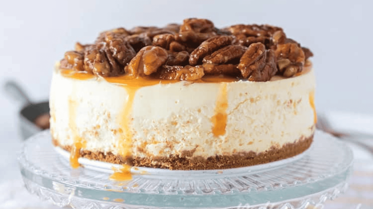 Instant Pot Pecan Pie Cheesecake