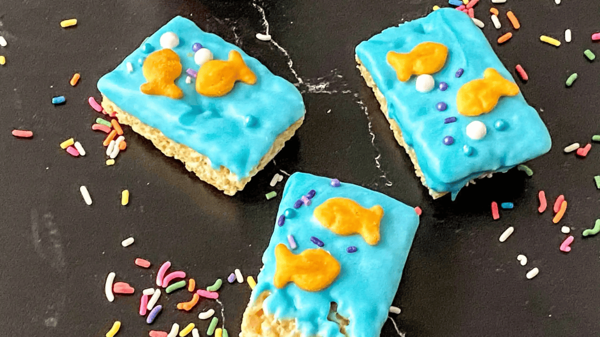 One Fish Two Fish Dr. Seuss Rice Krispy Treats
