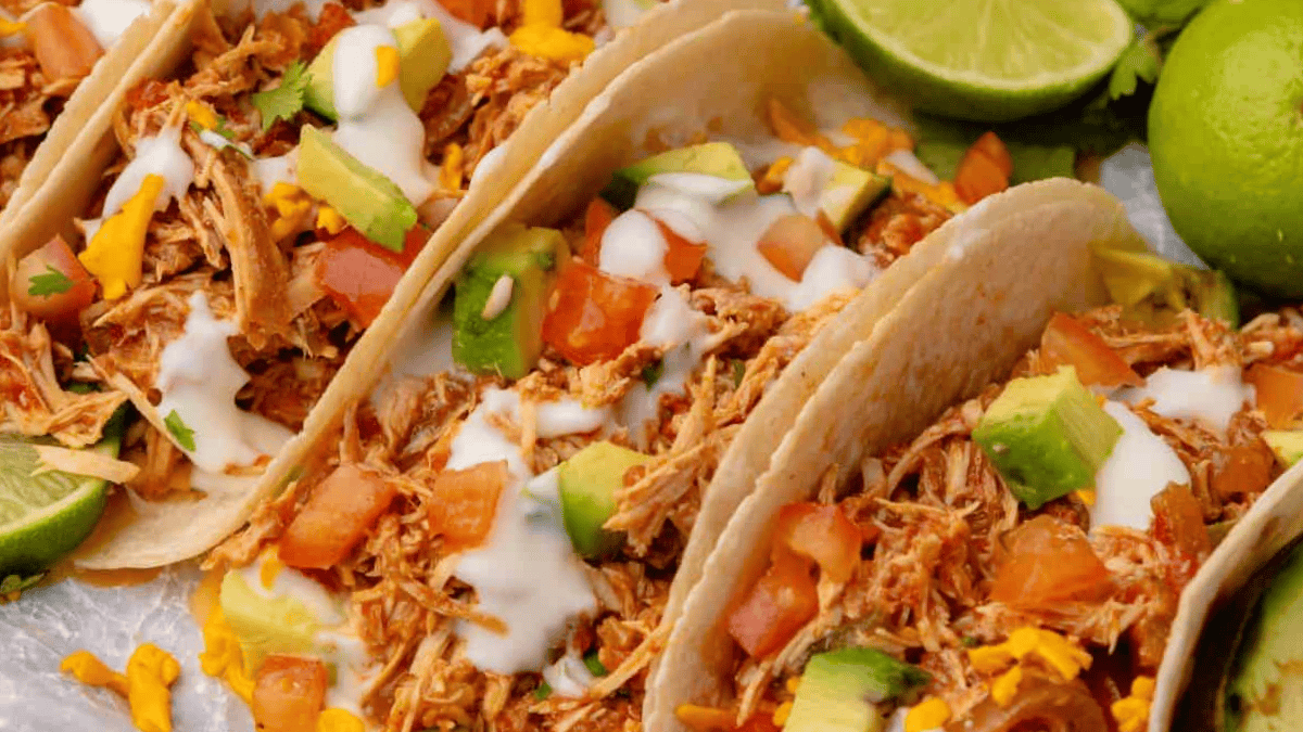 Slow Cooker Chicken Tacos