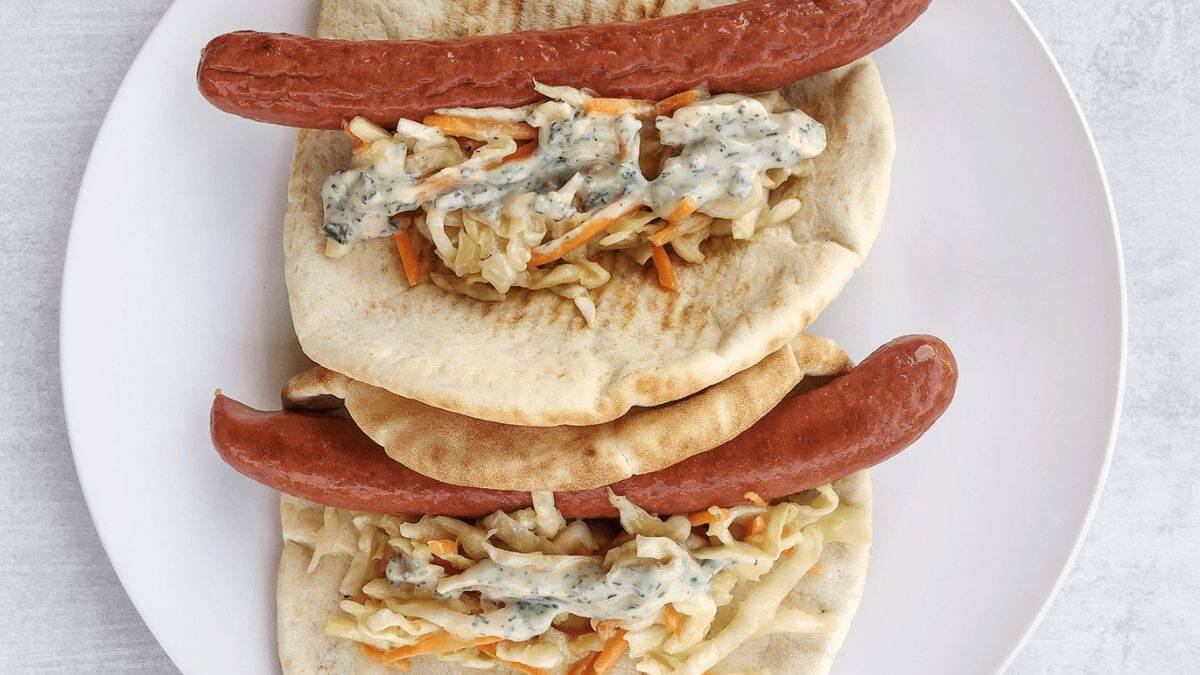 A photo of two servings of copycat  Galaxy's Edge Ronto Wrap set on a plate. 