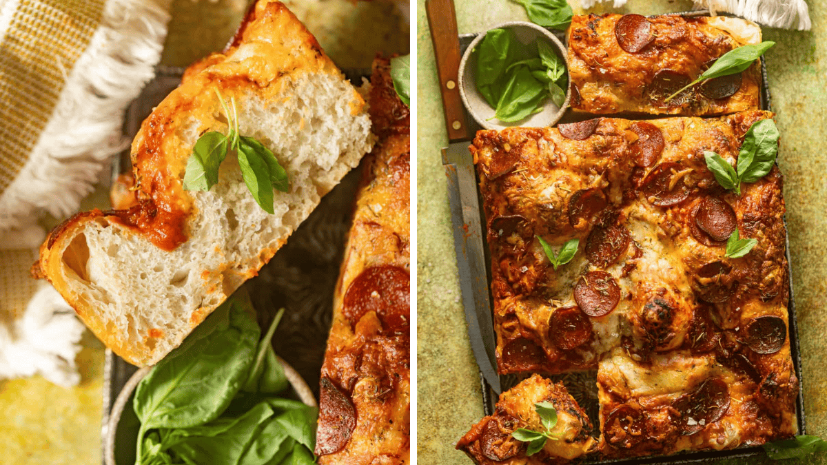Focaccia Bread Pizza
