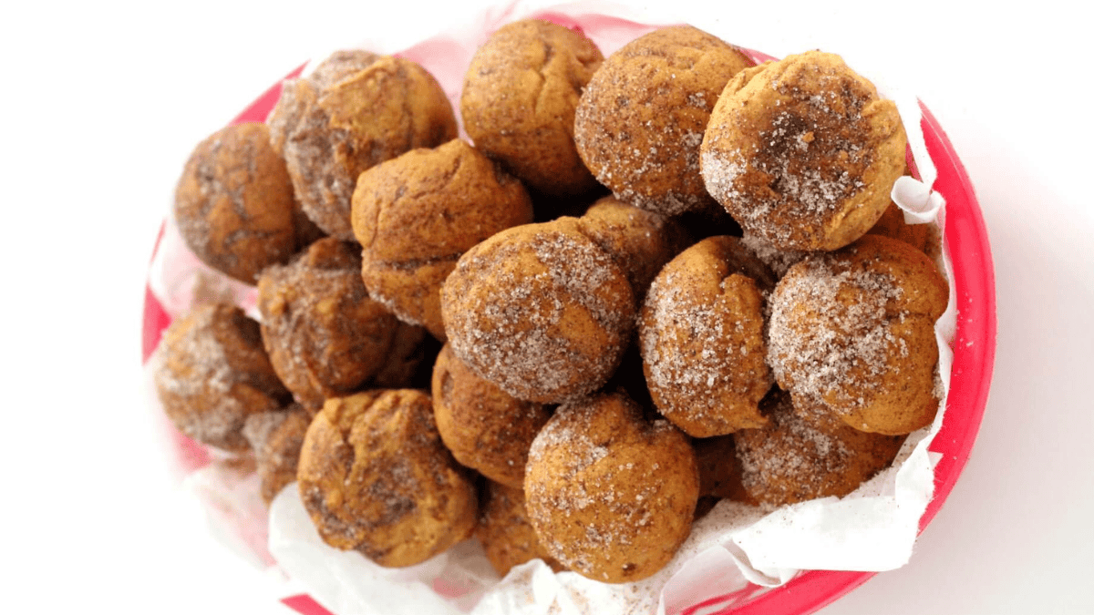 Gluten-Free Pumpkin Donut Holes