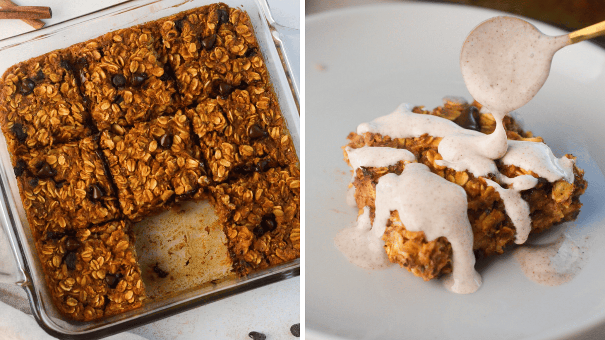 Pumpkin Baked Oatmeal