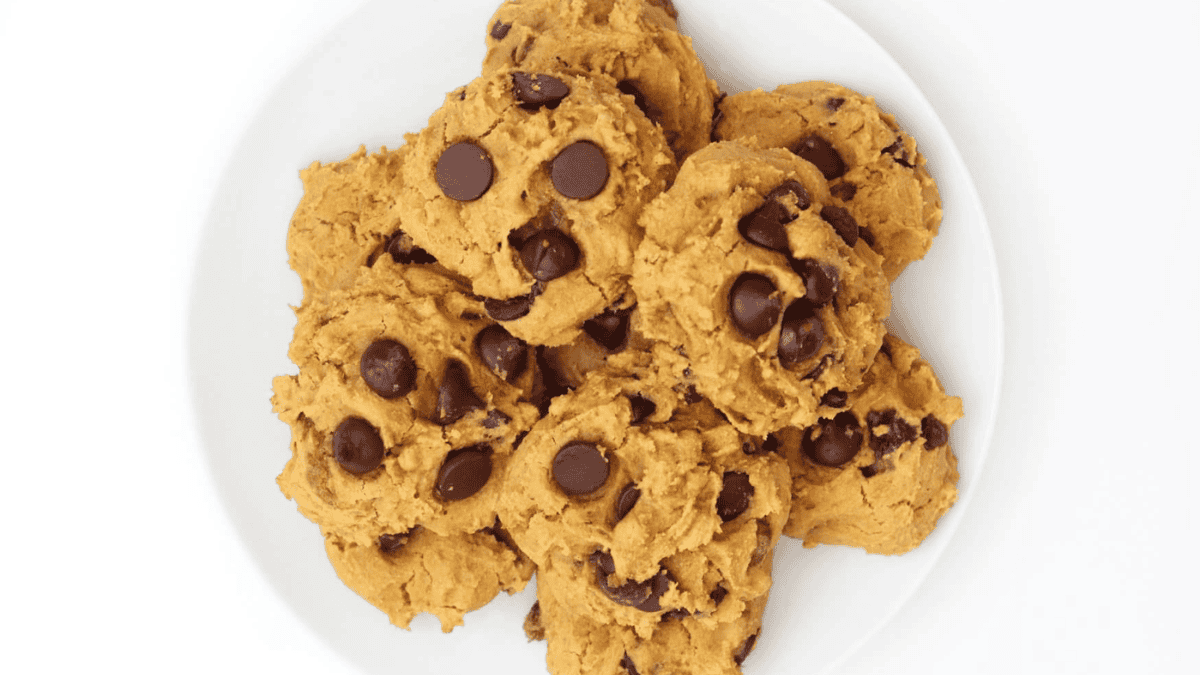 Vegan Pumpkin Chocolate Chip Cookies