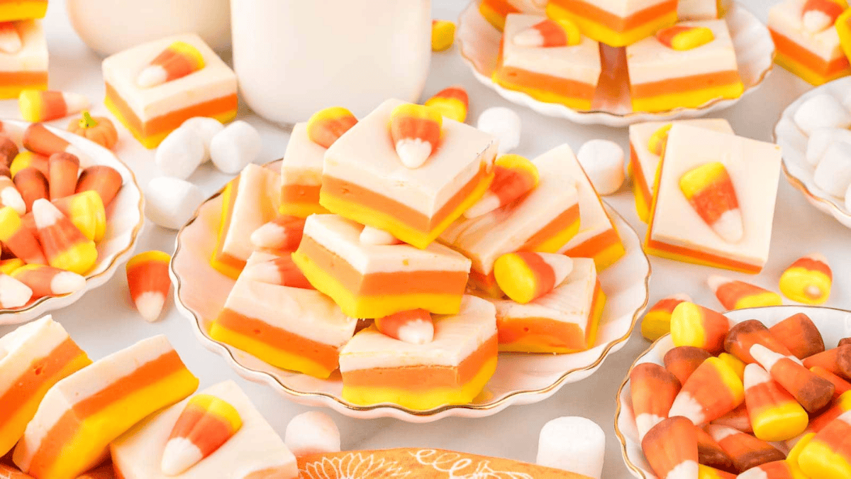 Candy Corn Fudge